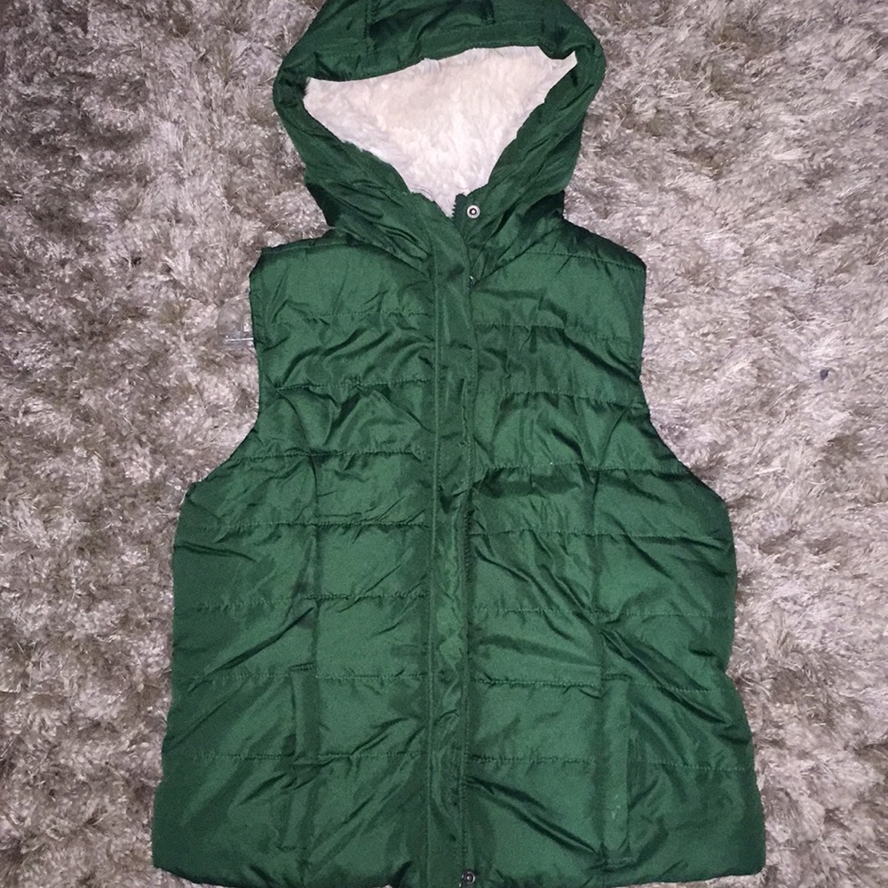 Green Rue 21 fur vest size large